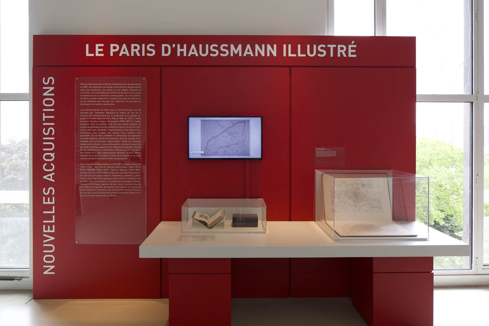 Exposition « Le Paris d'Haussmann illustré » présentée du 10 mars au 20 octobre 2020 © Cité de l'architecture & du patrimoine/Musée des Monuments français/ Photograpies Gaston Bergeret
