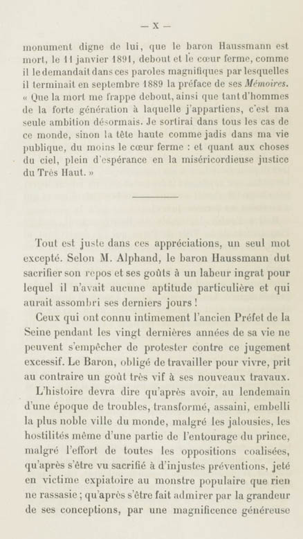 Georges-Eugène Haussmann, Mémoires