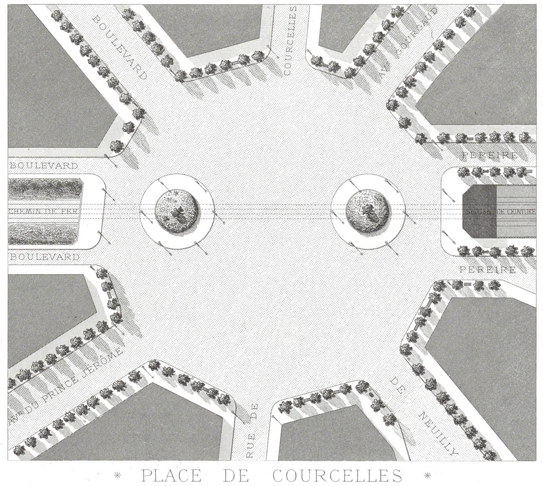 Place de Courcelles, volume II © Cité de l'architecture & du patrimoine/Musée des Monuments français