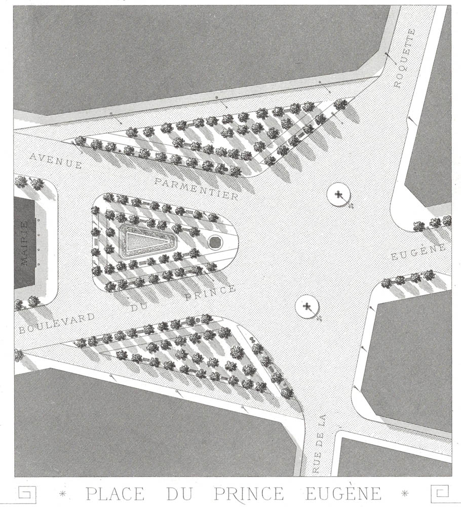 Place du Prince Eugène, volume II © Cité de l'architecture & du patrimoine/Musée des Monuments français