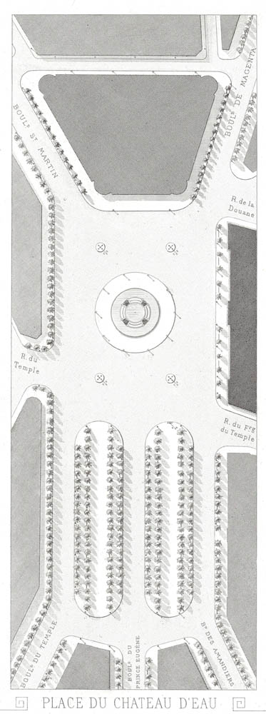 Place du Château d’eau, volume II © Cité de l'architecture & du patrimoine/Musée des Monuments français