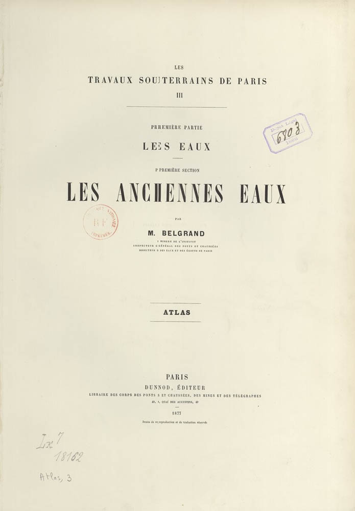 Tome III Les anciennes eaux, 1877 © Source gallica.bnf.fr / Bibliothèque nationale de France