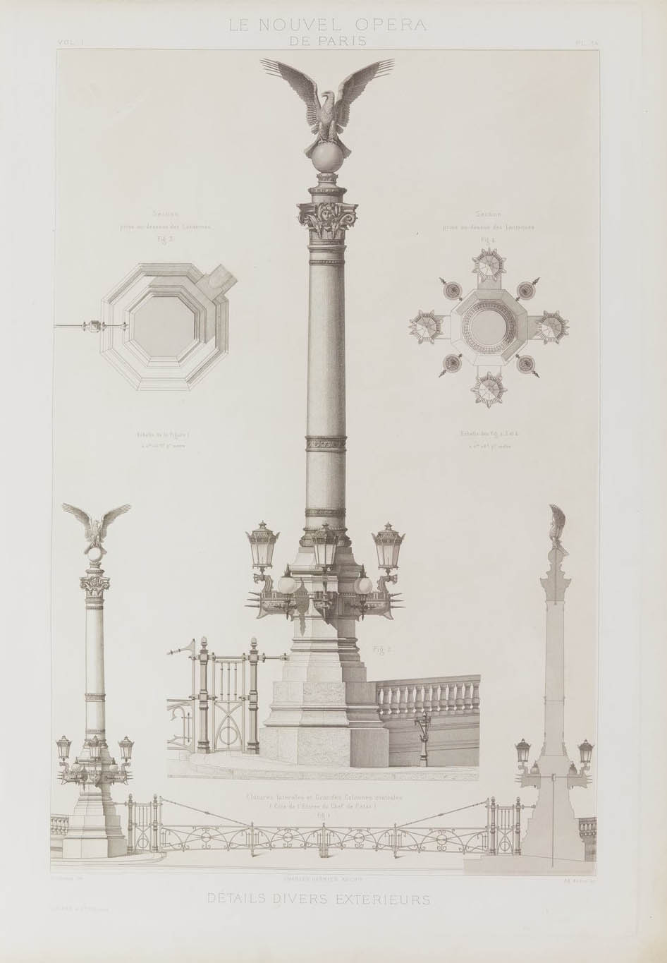 Détails divers extérieurs, vol. I  © Cité de l'architecture & du patrimoine/Musée des Monuments français