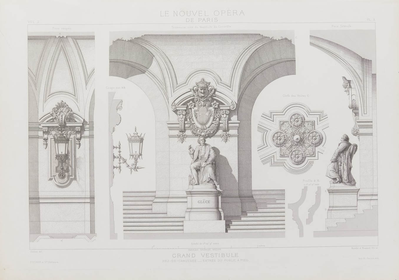 Grand vestibule, vol. II  © Cité de l'architecture & du patrimoine/Musée des Monuments français