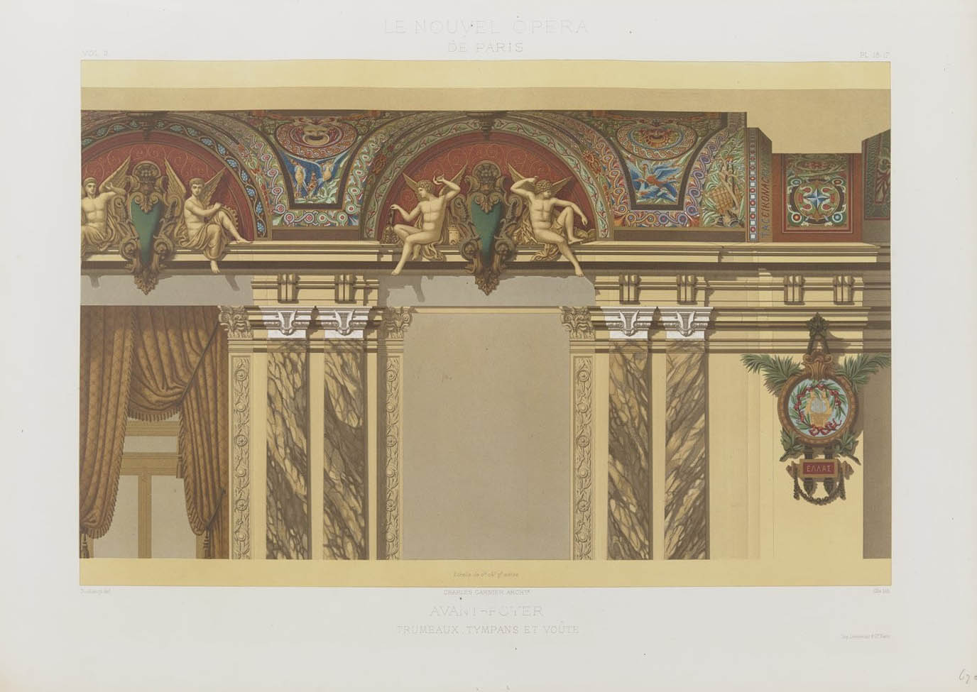 Avant-foyer, vol. II  © Cité de l'architecture & du patrimoine/Musée des Monuments français
