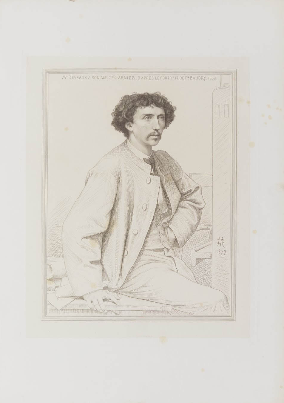 Portrait de Charles Garnier, vol. I  © Cité de l'architecture & du patrimoine/Musée des Monuments français